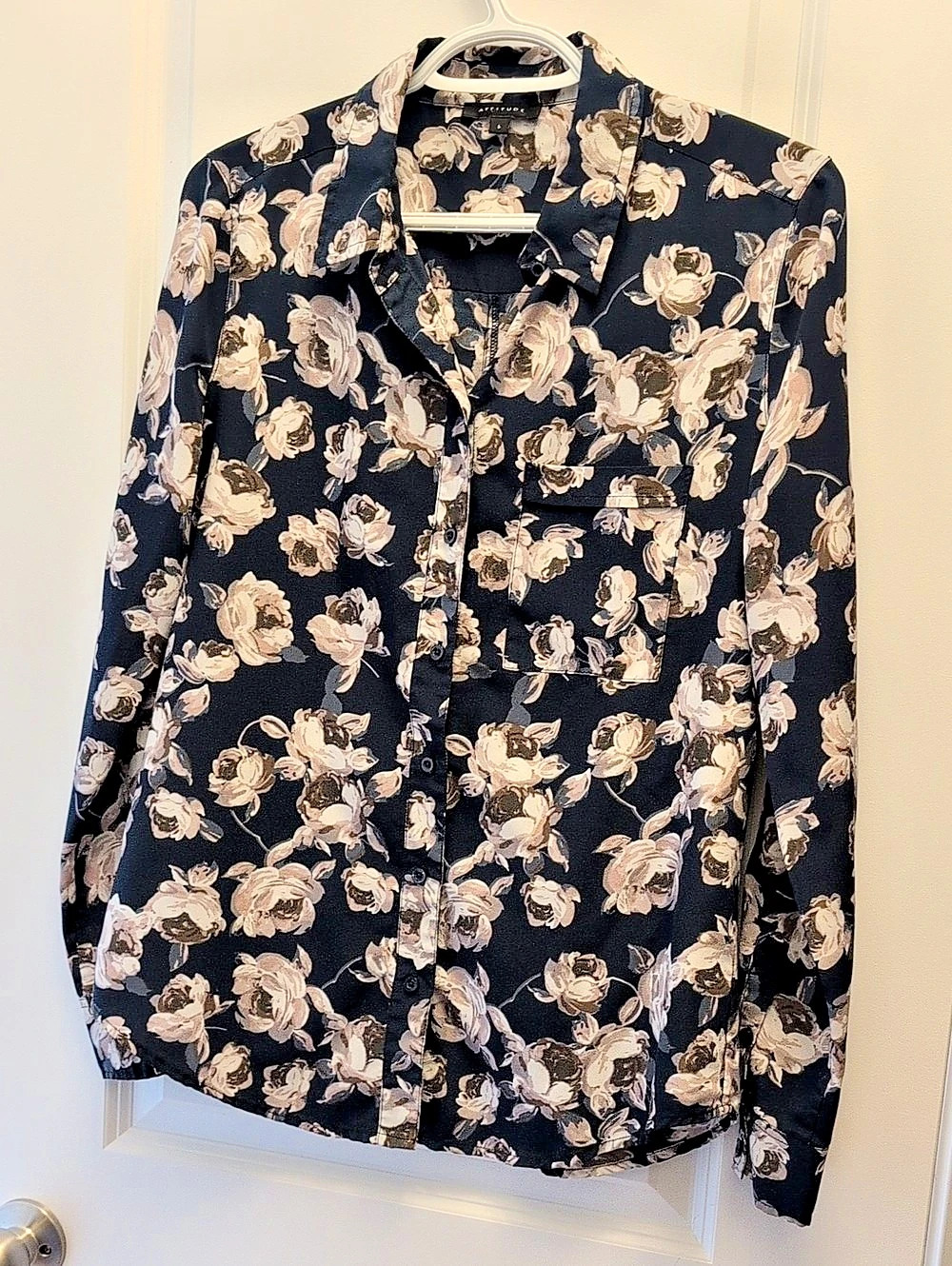 Attitude Floral Button Down Shirt